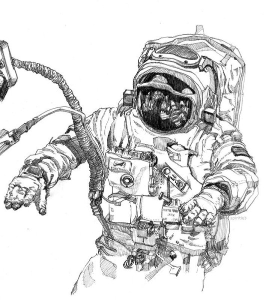 Рисунок на космическую тему