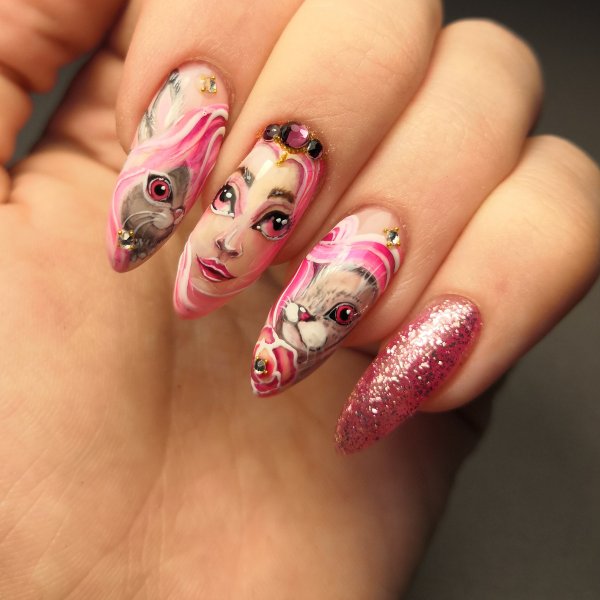 Сложные ногти для маникюра