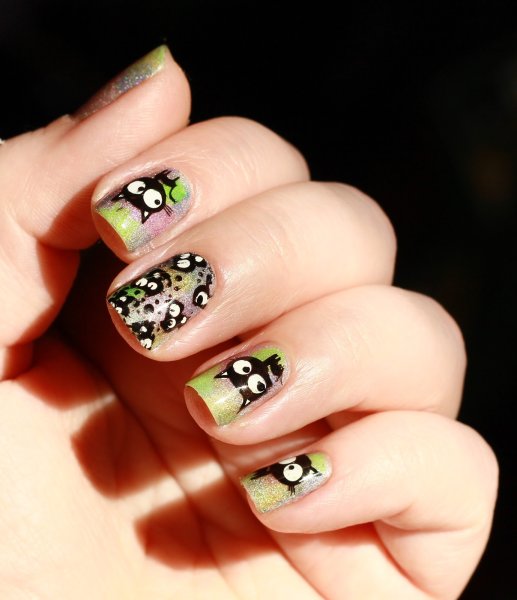 Маникюр со сложным маникюром