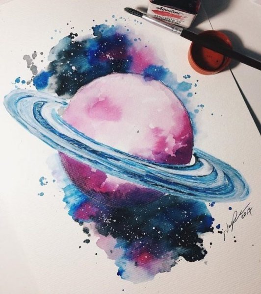 Интересные рисунки красками