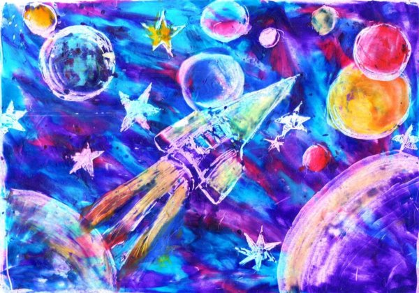 Космос рисунок
