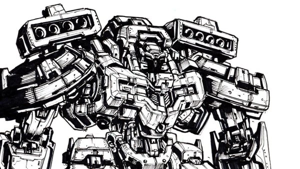 Робот карандашом