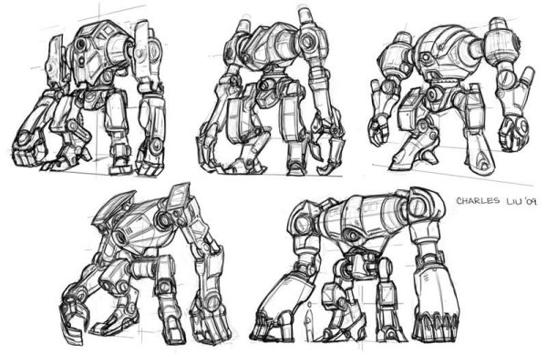 Робот рисунок