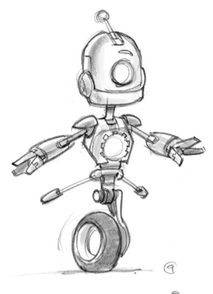 Нарисовать сложного робота