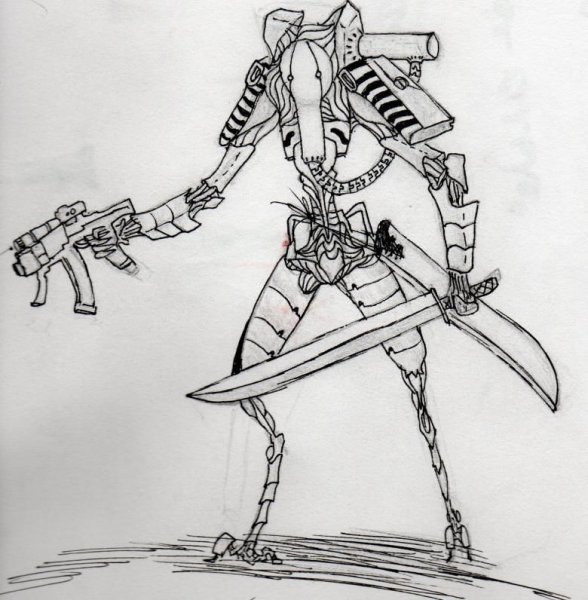 Робот раскраска для малышей