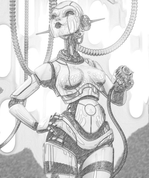 Раскраски. Роботы