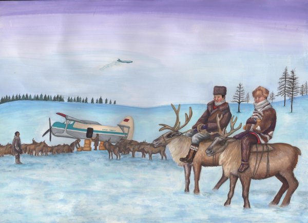 Якутские дети иллюстрации