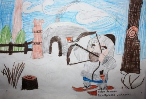 Якутские рисунки на конкурс