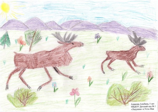 Рисунок на тему Якутия