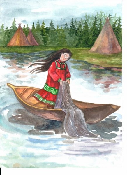 Ханты и манси зарисовки