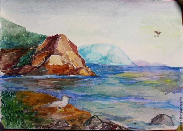 Байкал для рисования