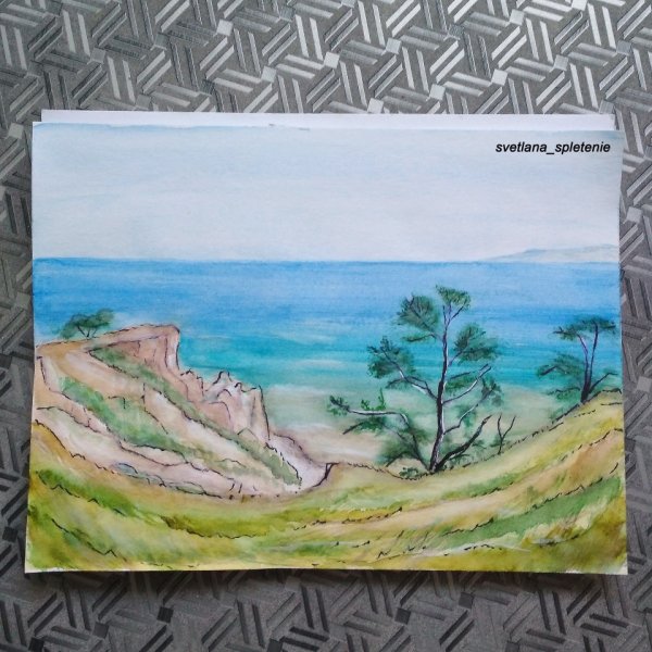 Море Графика тушь