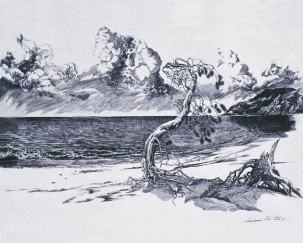 Горы набросок