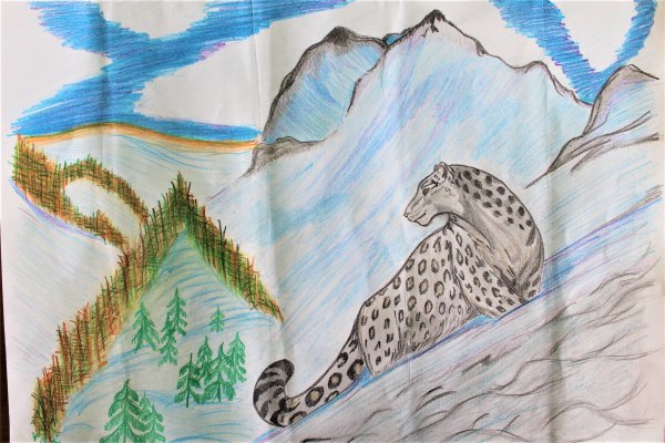 Байкал рисунок