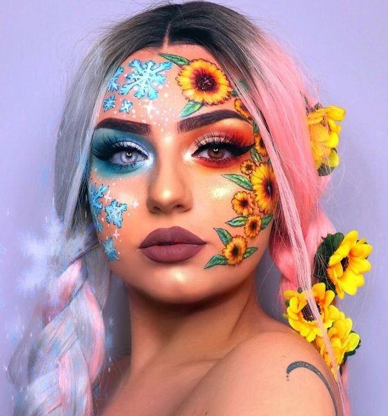 Необычный макияж