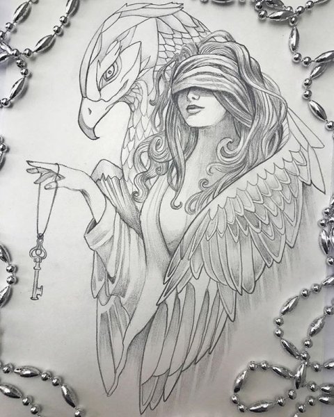 Рисунки карандашом фэнтези