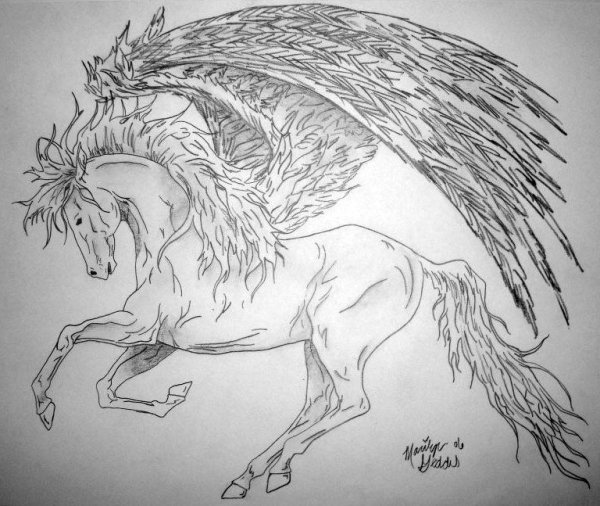 Рисовать Пегаса