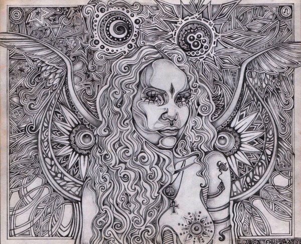 Психоделические раскраски