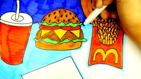 Рисунки из Макдональдса