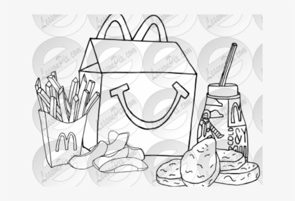 Макдональдс рисунок