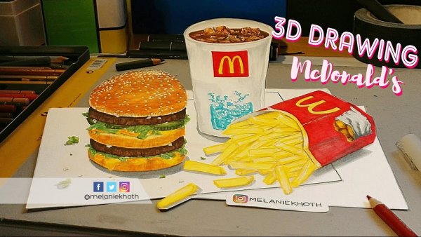 Нарисовать макдональдс