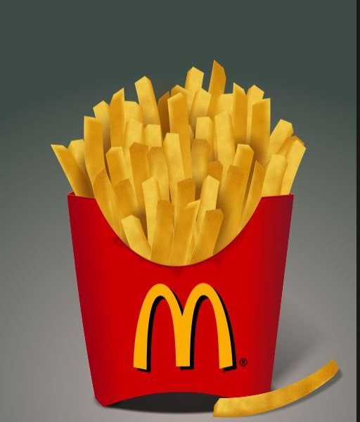 Раскраска еда из Макдональдса