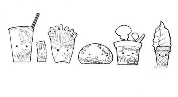 Рисунки на тему макдональдс