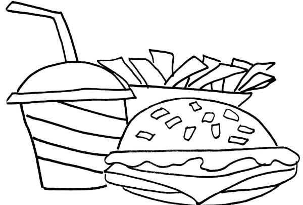 Макдоналдс рисунок