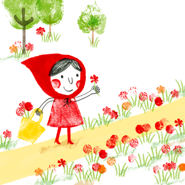 Красная шапочка рисовать