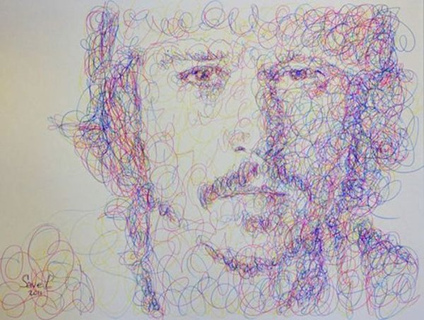 Необычные техники рисования портретов