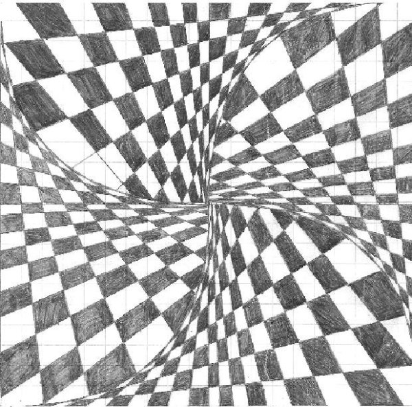 Оптические иллюзии карандашом