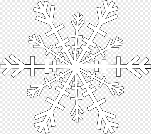 Схемы снежинок для раскрашивания