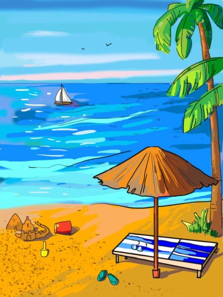 Летние рисунки