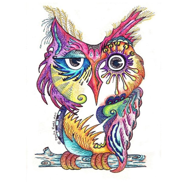 Рисование цветными ручками