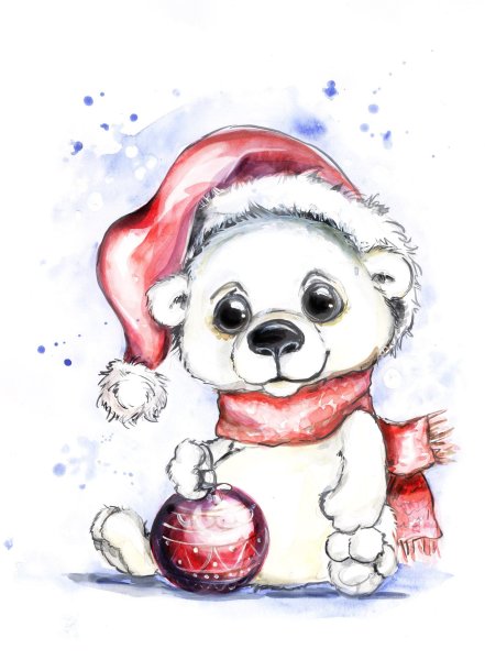 Новогодние рисунки для срисовки