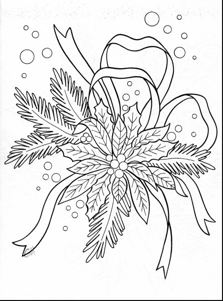 Зимние узоры раскраска