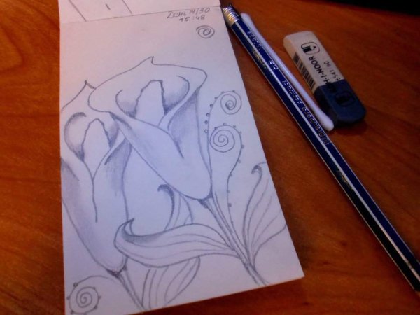 Карандашом сложные