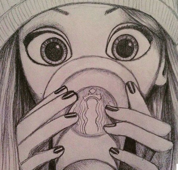 Милые рисунки карандашом