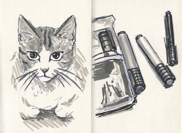 Рисунки в стиле скетчинг