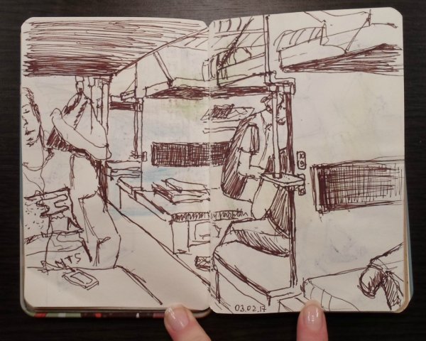 Рисование фломастерами для скетчинга