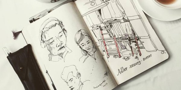 Рисование маркерами для скетчинга