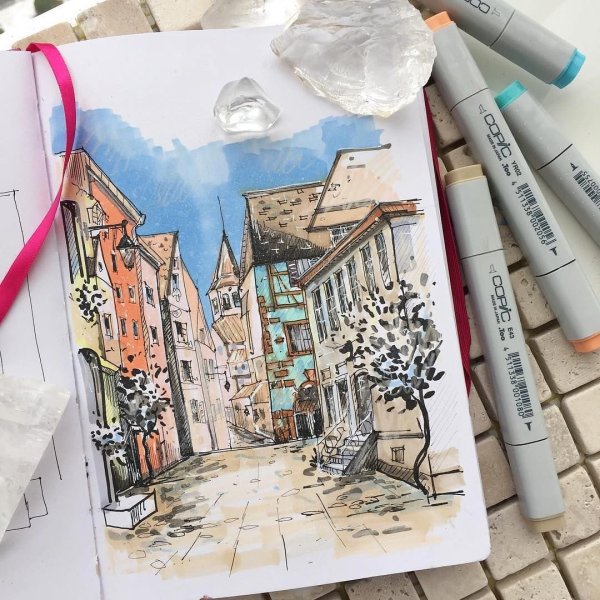 Профессиональные скетч маркеры