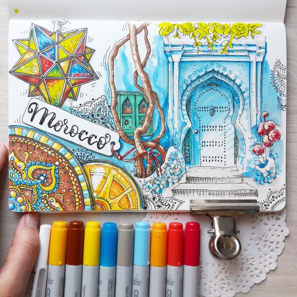 Раскраски скетчинг