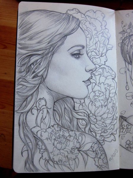 Скетчбук иллюстратора Sabine Rich