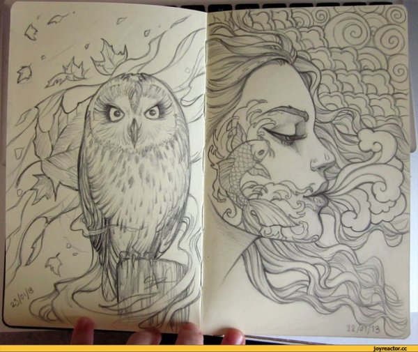 Рисунки для скетчбука