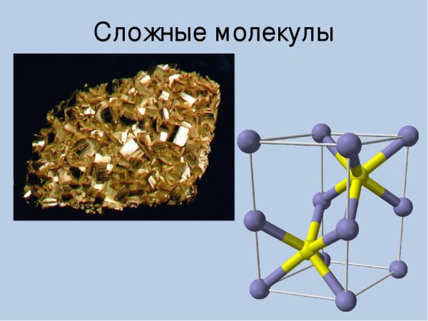 Молекула чертеж