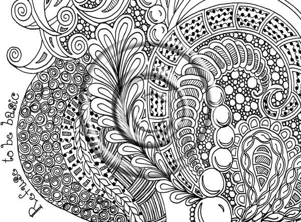 Дудлинг цветной