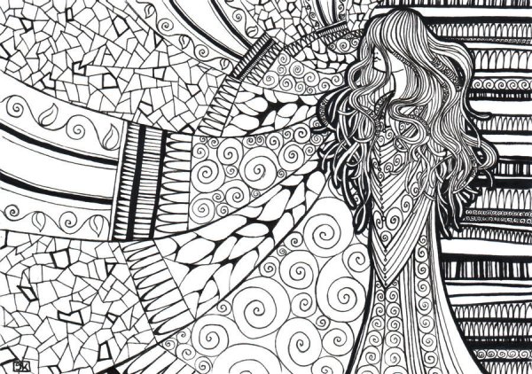 Зентангл кот