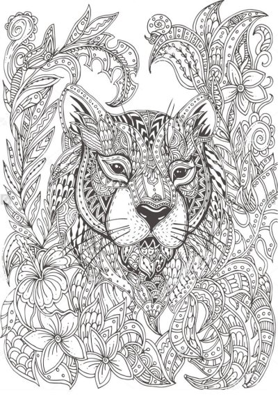 Дудлинг тигр