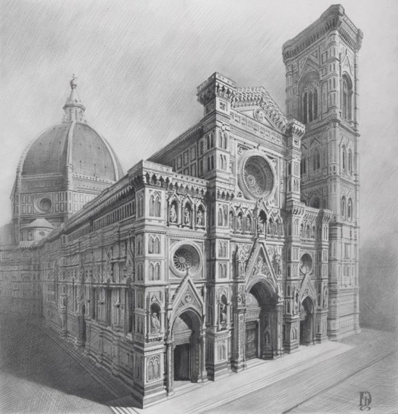 Флоренция собор Санта Мария дель Фьоре отмывка